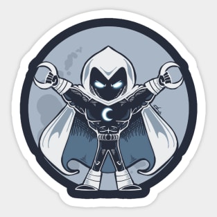 Good Knight Moon Sticker